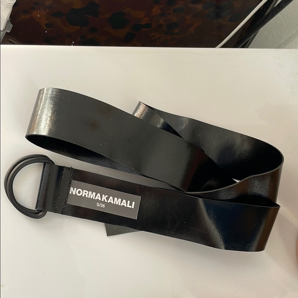 Norma Kamali Black unisex Belt